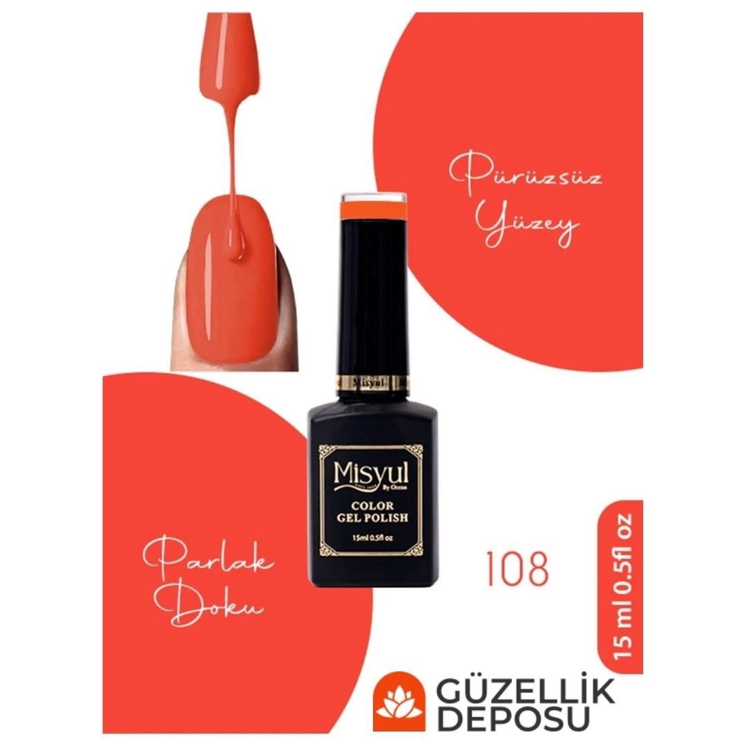 ﻿Misyul Nail Art Uv Led Kalıcı Oje 15ml 108