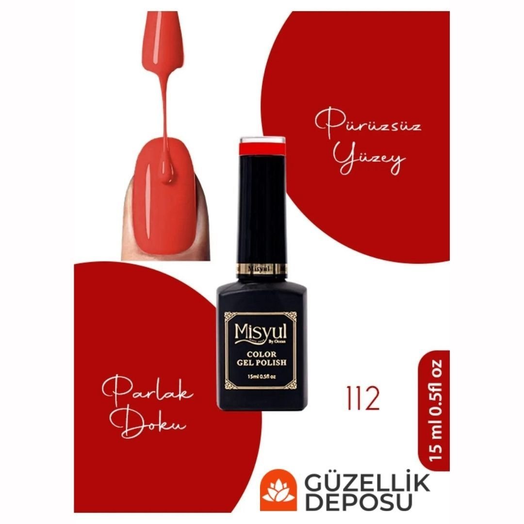 ﻿Misyul Nail Art Uv Led Kalıcı Oje 15ml 112