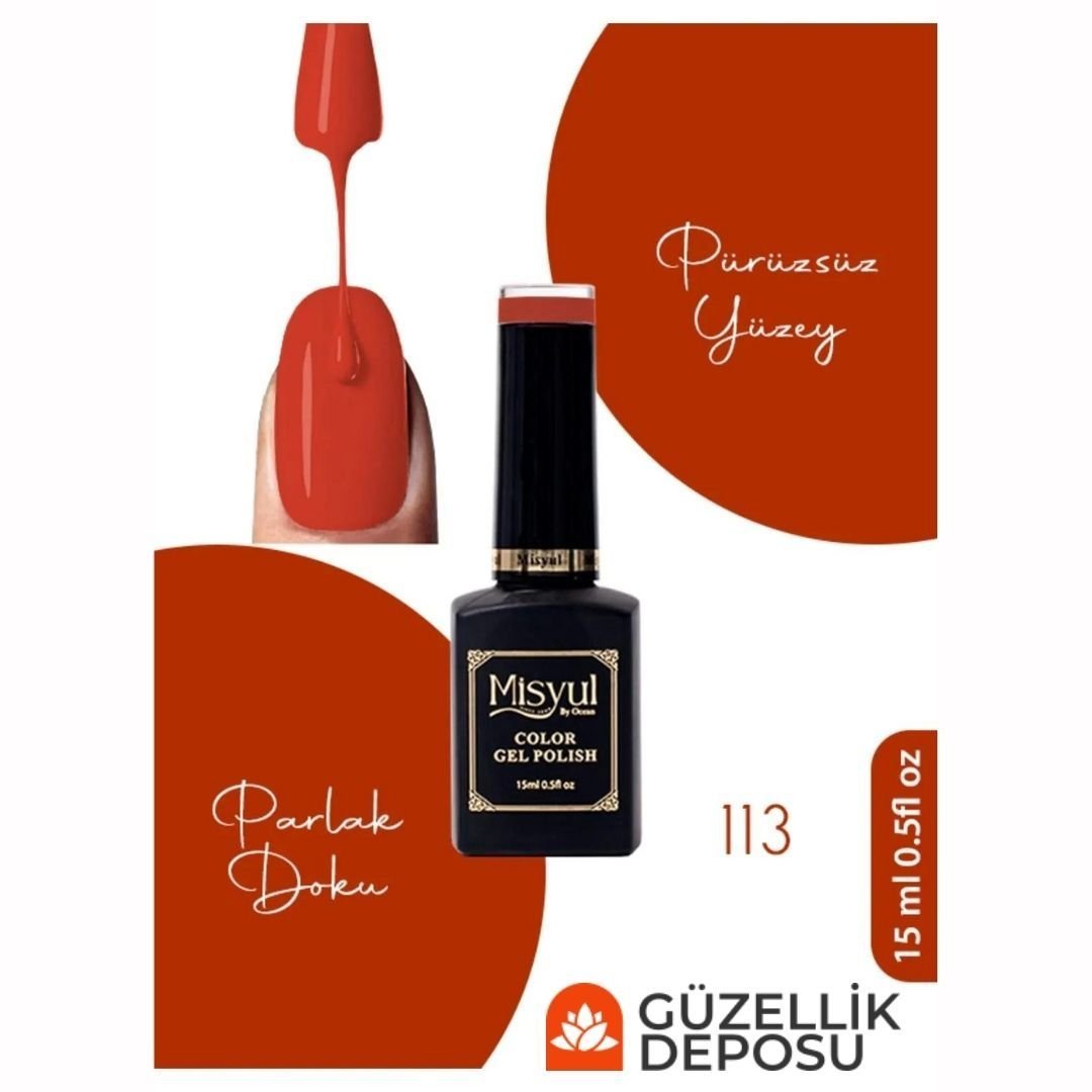 ﻿Misyul Nail Art Uv Led Kalıcı Oje 15ml 113