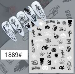 Halloween Tırnak Sticker 1889
