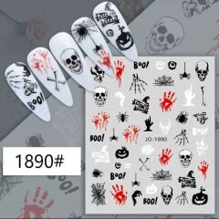 Halloween Tırnak Sticker 1890