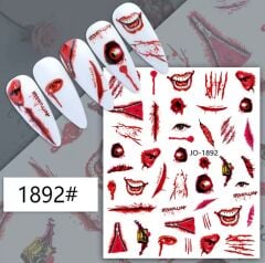Halloween Tırnak Sticker 1892