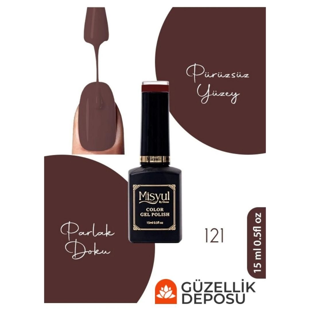 ﻿Misyul Nail Art Uv Led Kalıcı Oje 15ml 121