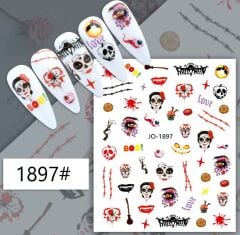 Halloween Tırnak Sticker 1897
