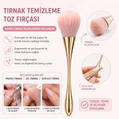 Protez Tırnak Toz Fırçası