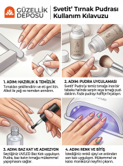 Profesyonel Tırnak Pudrası - Protez Tırnak ve Kalıcı Oje Altı Yağ Arındırıcı