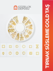 Gold Tırnak Süsleme Taş Seti 02