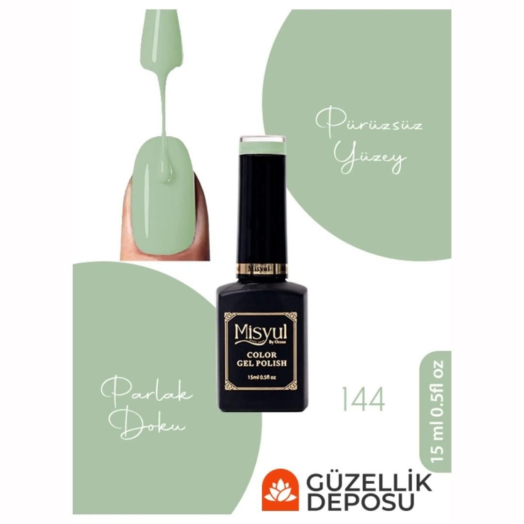 ﻿Misyul Nail Art Uv Led Kalıcı Oje 15ml 144