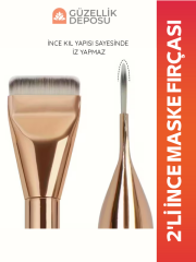 2’li Profesyonel Maske & Fondöten Uygulama Fırçası – Yumuşak Kıl, Kolay Sürüm