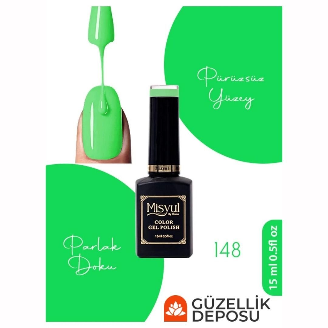 ﻿Misyul Nail Art Uv Led Kalıcı Oje 15ml 148