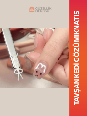 Tavşan Desen Kedi Gözü Mıknatıs - Kedigözü Magnet