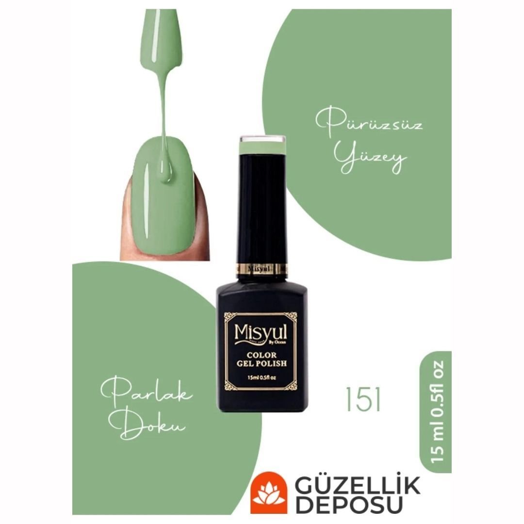﻿Misyul Nail Art Uv Led Kalıcı Oje 15ml 151