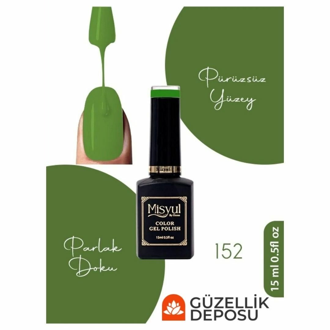﻿Misyul Nail Art Uv Led Kalıcı Oje 15ml 152