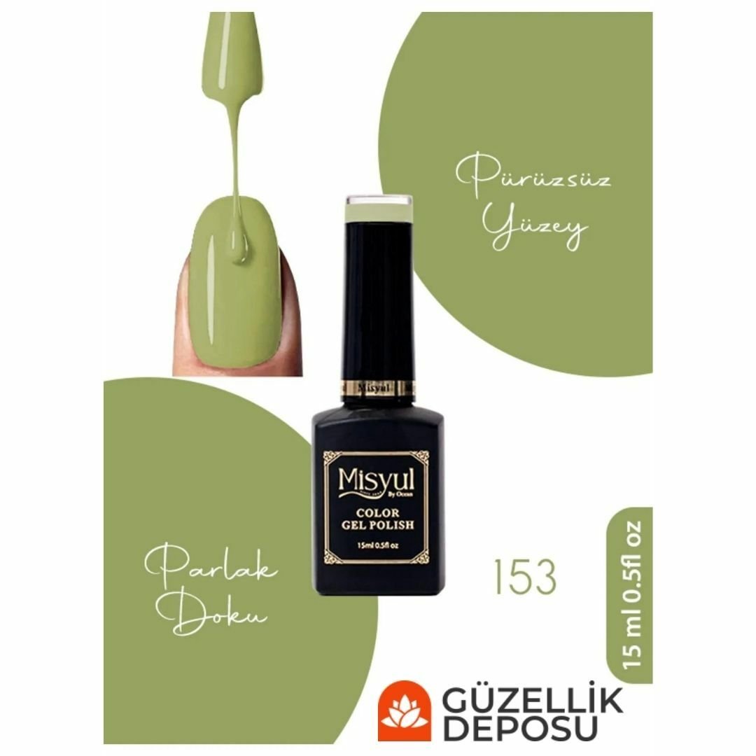﻿Misyul Nail Art Uv Led Kalıcı Oje 15ml 153