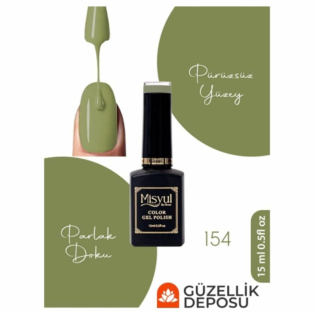 ﻿Misyul Nail Art Uv Led Kalıcı Oje 15ml 154