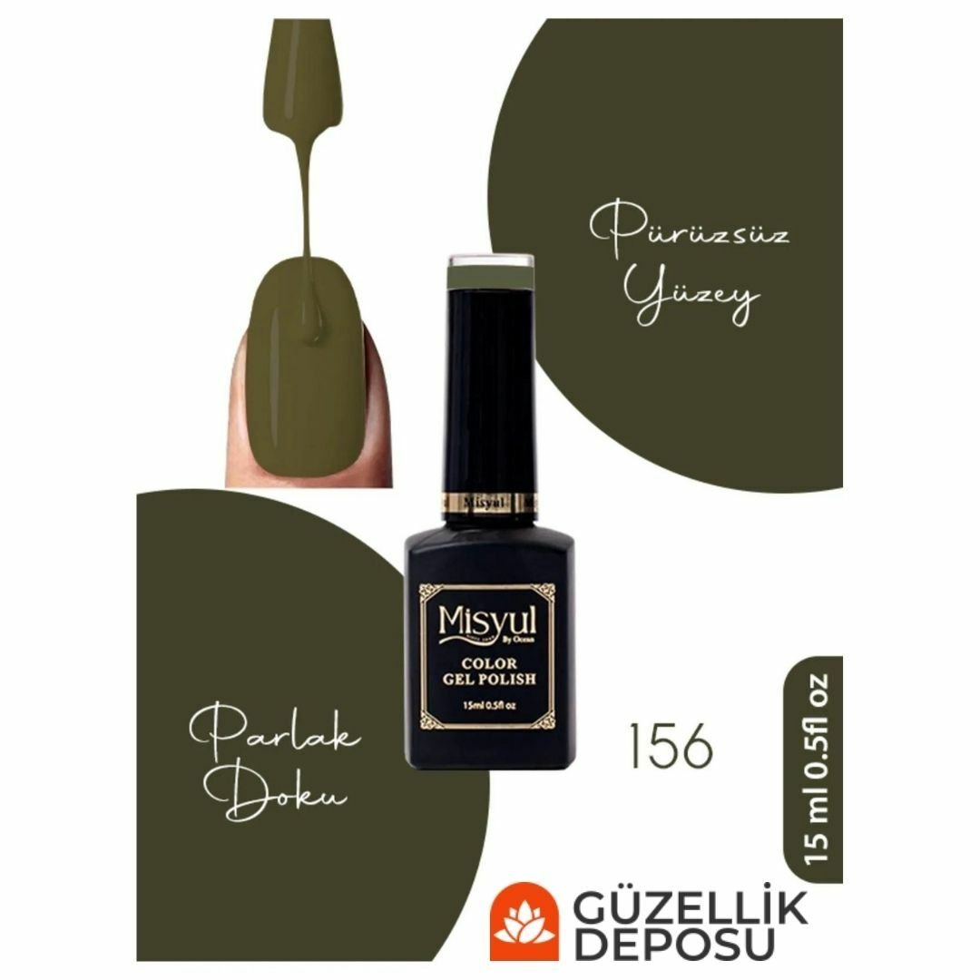 ﻿Misyul Nail Art Uv Led Kalıcı Oje 15ml 156
