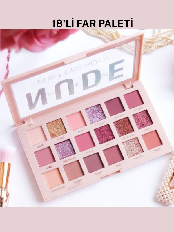 18'li Göz Far Paleti Nude Tonlar