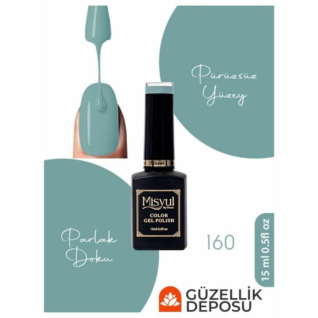 ﻿Misyul Nail Art Uv Led Kalıcı Oje 15ml 160