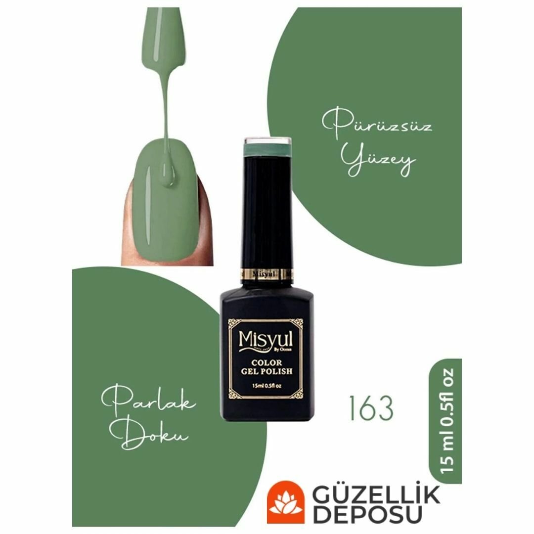 ﻿Misyul Nail Art Uv Led Kalıcı Oje 15ml 163