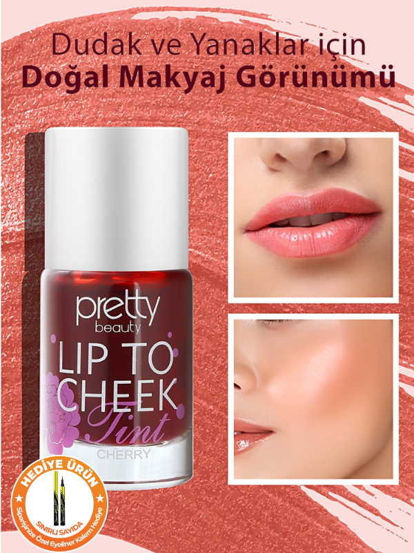 Lip To Cheek Tint & Dudak Ve Yanak Renklendirici - Koyu Ton