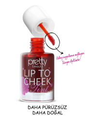 Lip To Cheek Tint & Dudak Ve Yanak Renklendirici - Koyu Ton