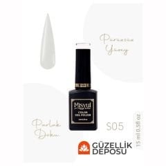 ﻿Misyul Nail Art Uv Led Simli Kalıcı Oje 15ml S05