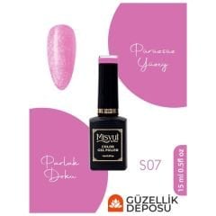 ﻿Misyul Nail Art Uv Led Simli Kalıcı Oje 15ml S07