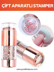 Çift Aparatlı Stamper ve 2 Plaka Hediyesi ile Nail Art'ta Devrim!