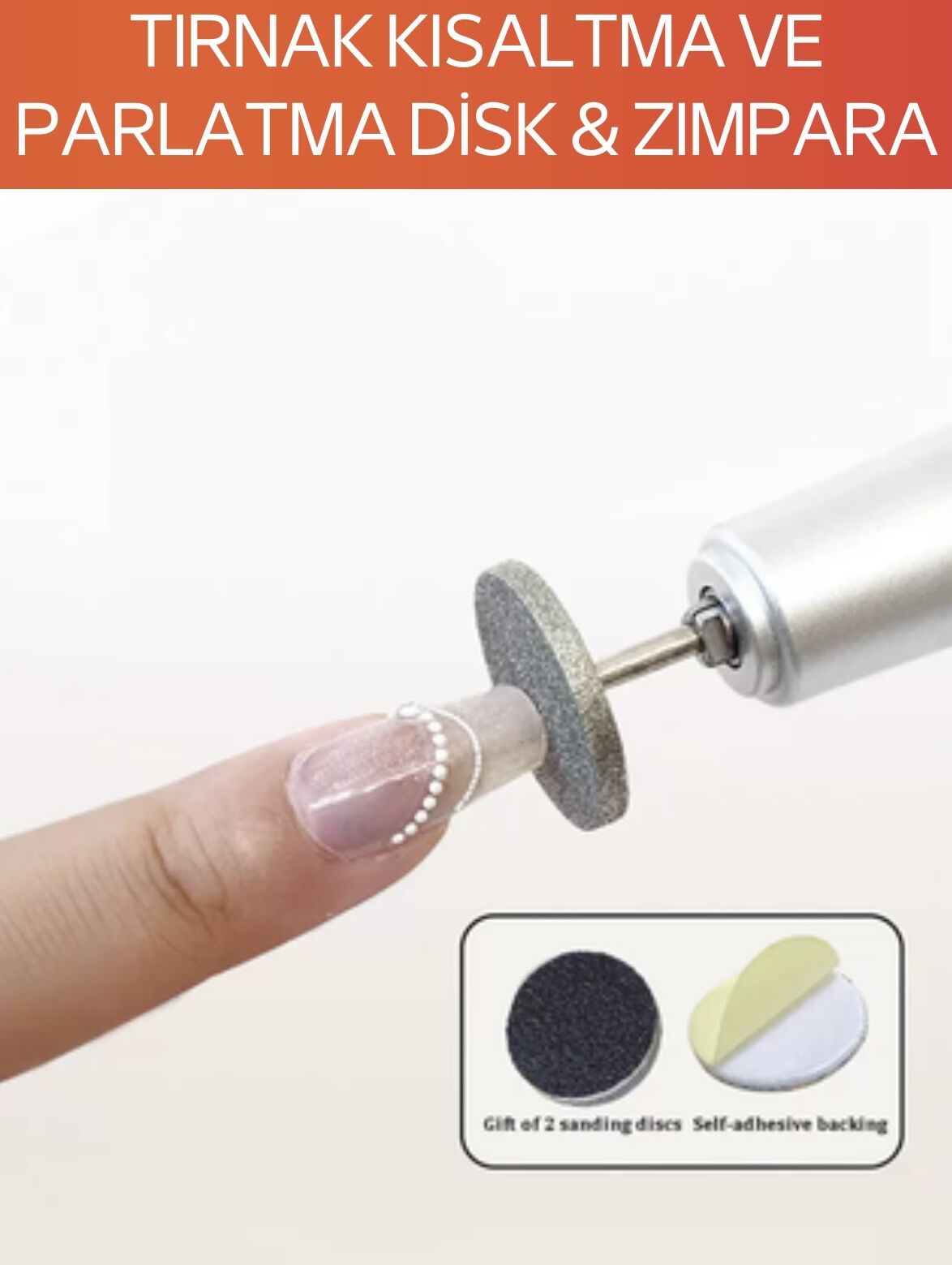 Tırnak Kısaltma ve Parlatma Disk & Zımpara - Freze Cihazı Uyumlu