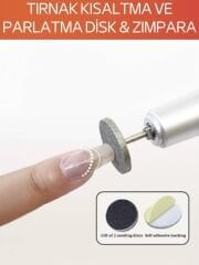 Tırnak Kısaltma ve Parlatma Disk & Zımpara - Freze Cihazı Uyumlu