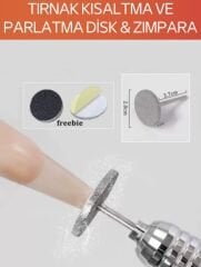 Tırnak Kısaltma ve Parlatma Disk & Zımpara - Freze Cihazı Uyumlu