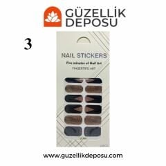 Nail Art Tırnak Sticker Modelleri