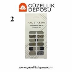 Nail Art Tırnak Sticker Modelleri