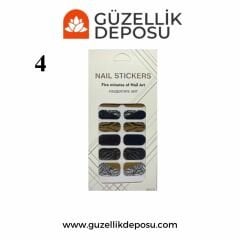 Nail Art Tırnak Sticker Modelleri