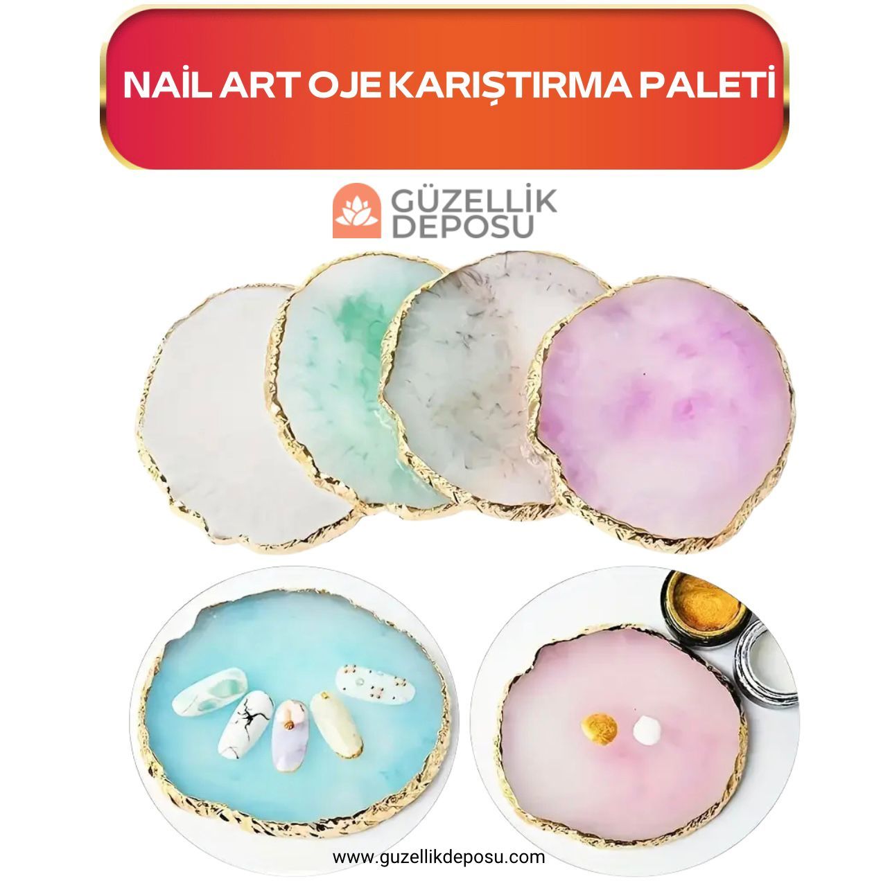 Tırnak Oje Karıştırma Paleti