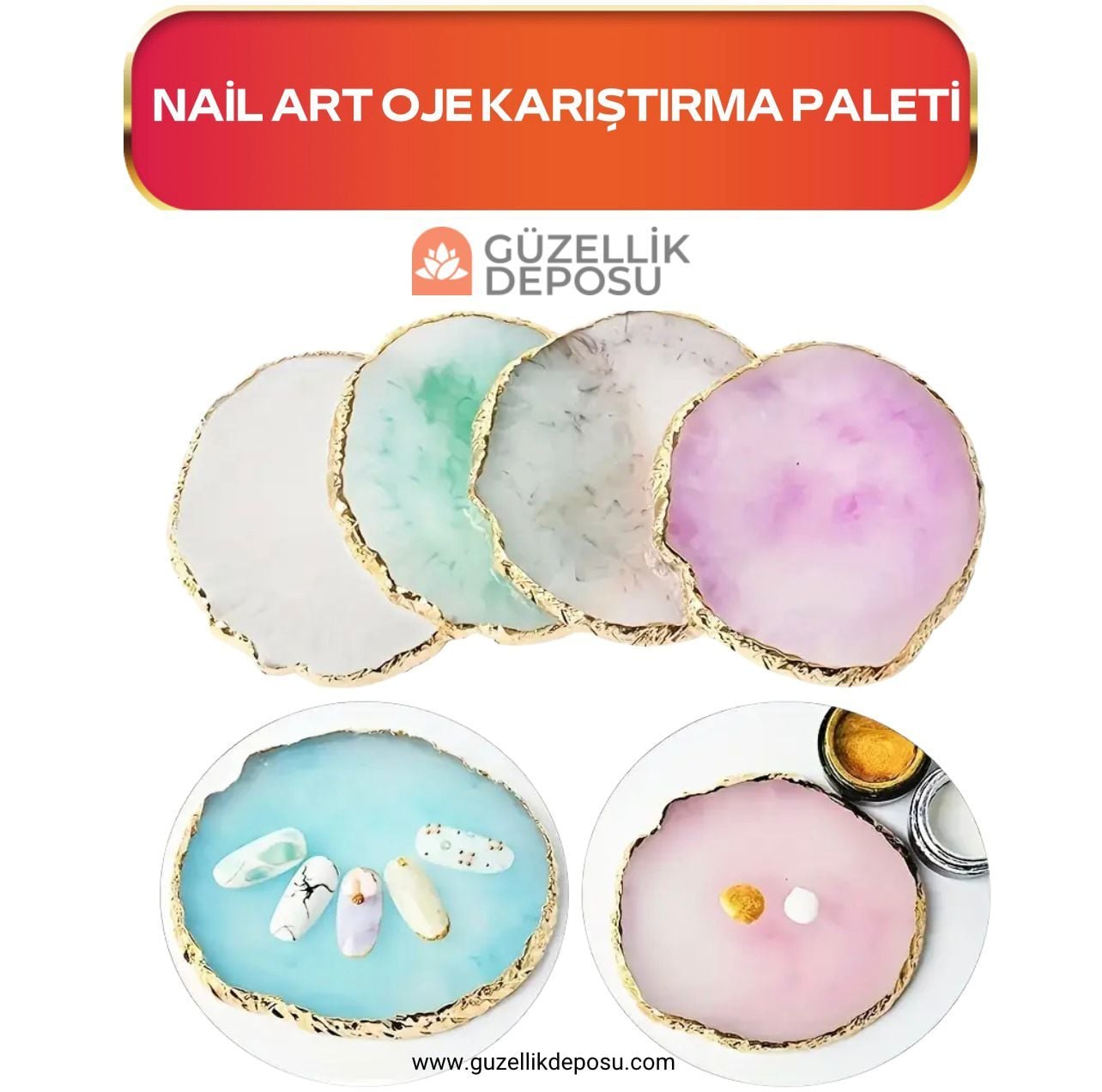 Tırnak Oje Karıştırma Paleti