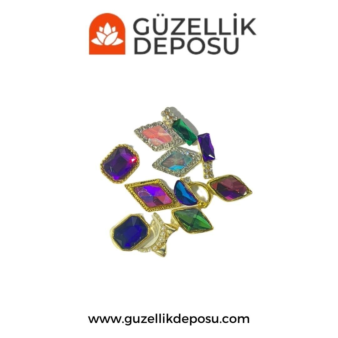 Gold Tırnak Süsleme Taşı