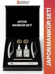 Japon Manikür Seti Profesyonel Parlatıcı Tırnak Bakım Seti – Doğal Parlaklık & Güçlendirme
