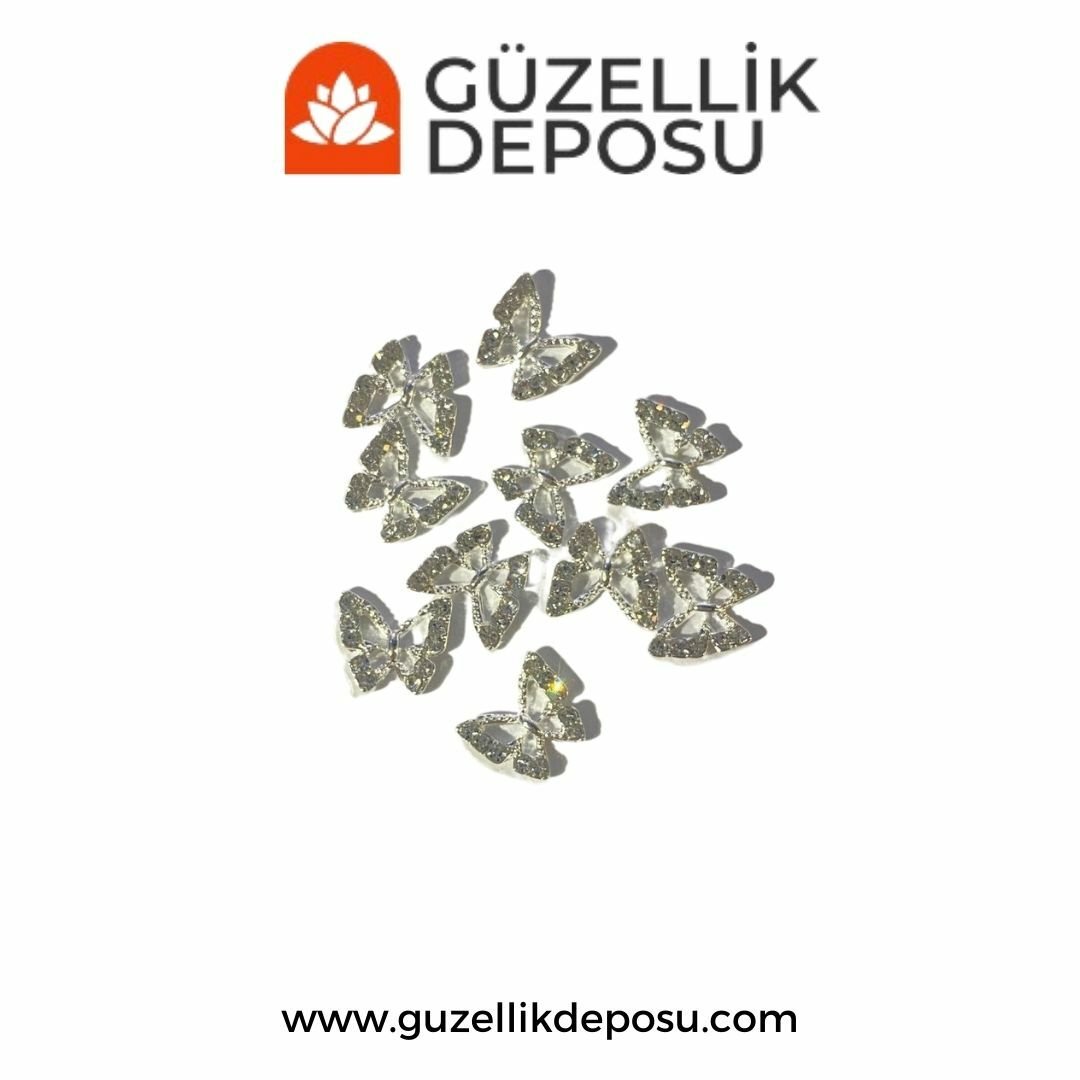 Kelebek Tırnak Süsleme Aksesuarı