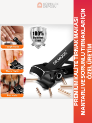 Mantarlı ve Sorunlu Tırnaklar İçin Geniş Ağızlı Tırnak Makası