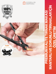 Mantarlı ve Sorunlu Tırnaklar İçin Geniş Ağızlı Tırnak Makası