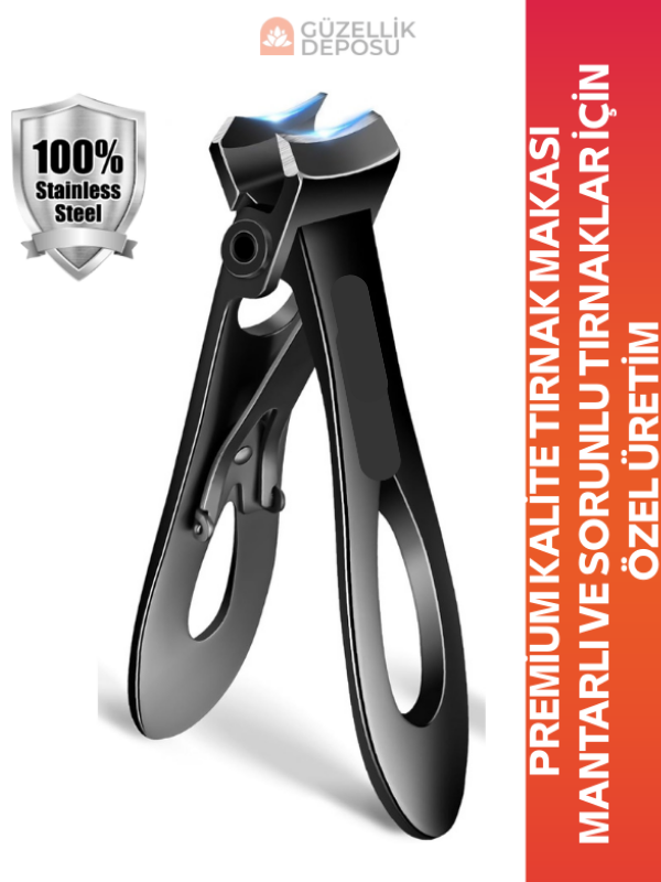 Mantarlı ve Sorunlu Tırnaklar İçin Geniş Ağızlı Tırnak Makası