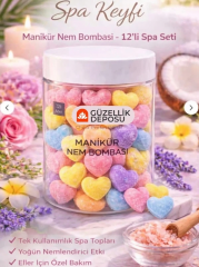 Manikür Nem Topu 12’ li Nem Bombası
