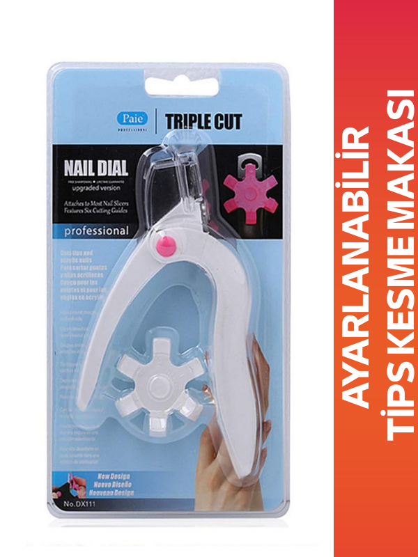 Ayarlanabilir Tips Kesme Makası – Ölçülü,Hazneli,Numaraları Tips Makası