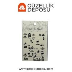 Halloween Tırnak Süsleme Sticker