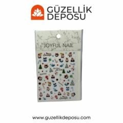 Yılbaşı Tırnak Süsleme Sticker 1215