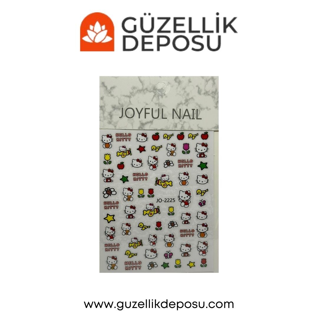 Hello Kitty Tırnak Süsleme Sticker 2225