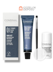Combinal Kaş Ve Kirpik Vegan Boya Seti No:1 Black/siyah (15ML BOYA -20ML OKSİDAN)