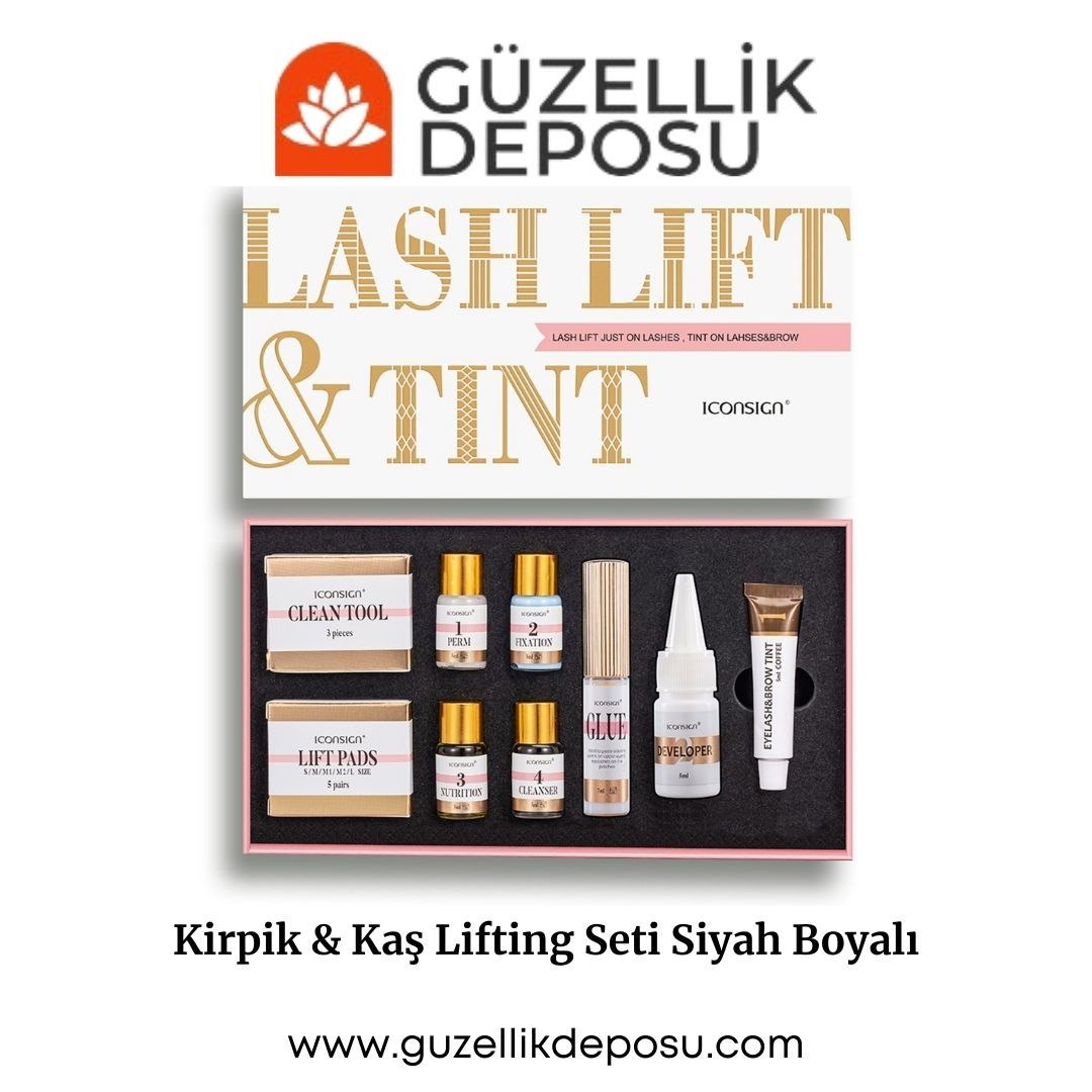 İconsign Kirpik & Kaş Lifting Siyah Boyalı