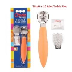 Credo Topuk Nasır Jileti 10 Yedekli